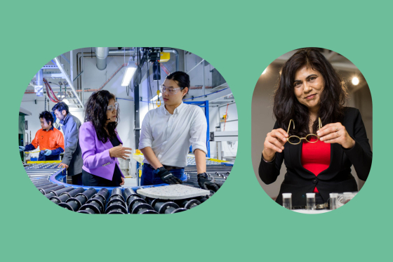 Professor Veena Sahajwalla AO doesn’t see waste the way most people do.  To her, used materials are not an afterthought, a byproduct of her experiments or something to be pushed out of sight. They’re her primary resource of choice.  And she wants us to think the same way.  “No one would have ever imagined that we could make products from waste that conform to performance requirements,” says Veena. “People assume that if it’s waste, it won’t be good – overcoming those challenges is part of the fun.”  An Aust