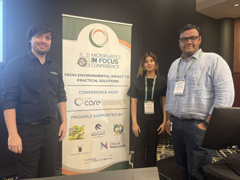 Microplastic conf award image