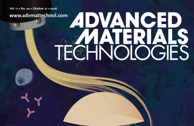 Wiley's Advanced Materials Technologies scientific journal copper cover
